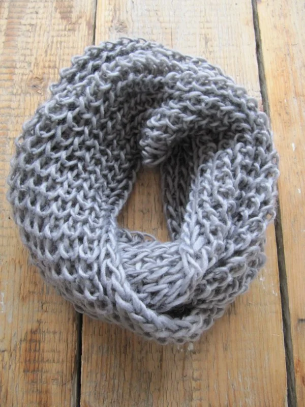 Col sjaal grijs 130 rond