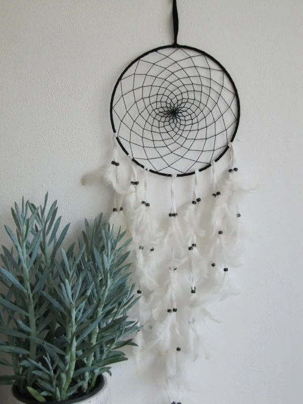 Dromenvanger zwart & wit 90cm