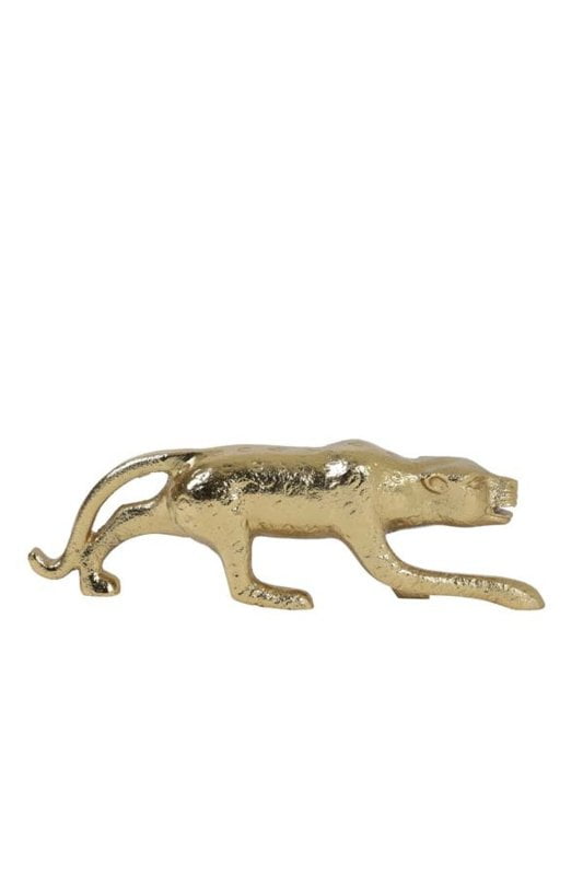 Leopard ornament goud