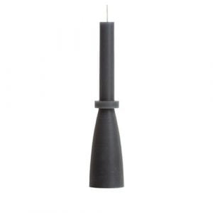 Rustik Lys Sculpture kaars dark grey
