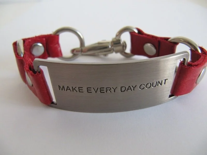 Armband Cynthia H Design rood